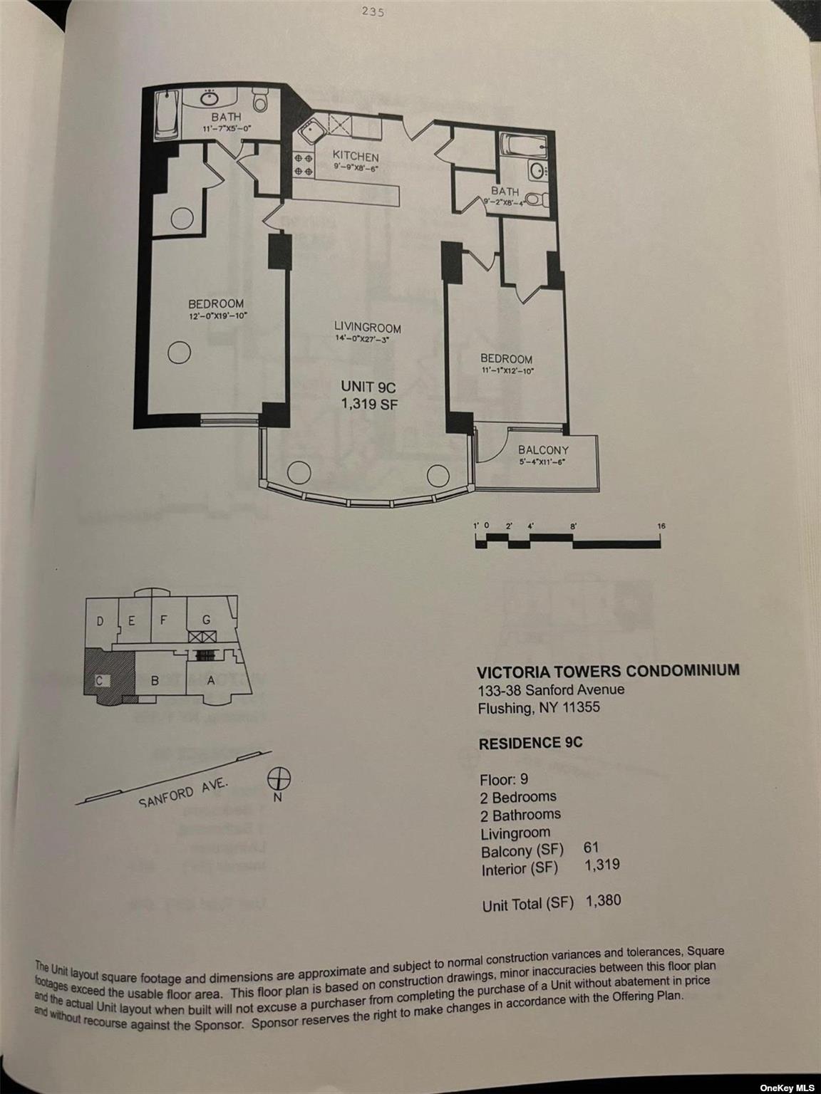 133-38 Sanford Avenue 9-C Flushing Flushing, NY 11355