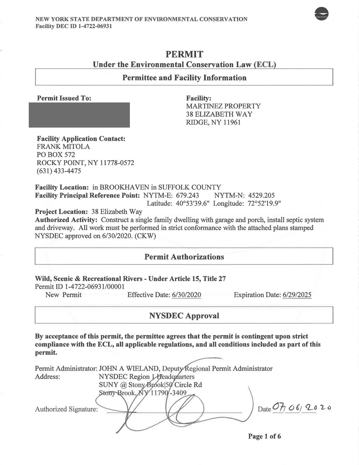 Elizabeth Way Ridge Ridge NY 11961