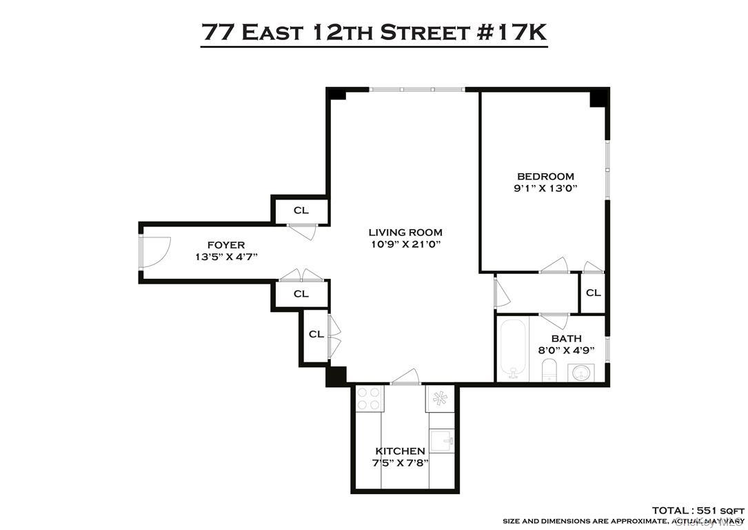77 East 12th Street 17-K New York , NY 10003