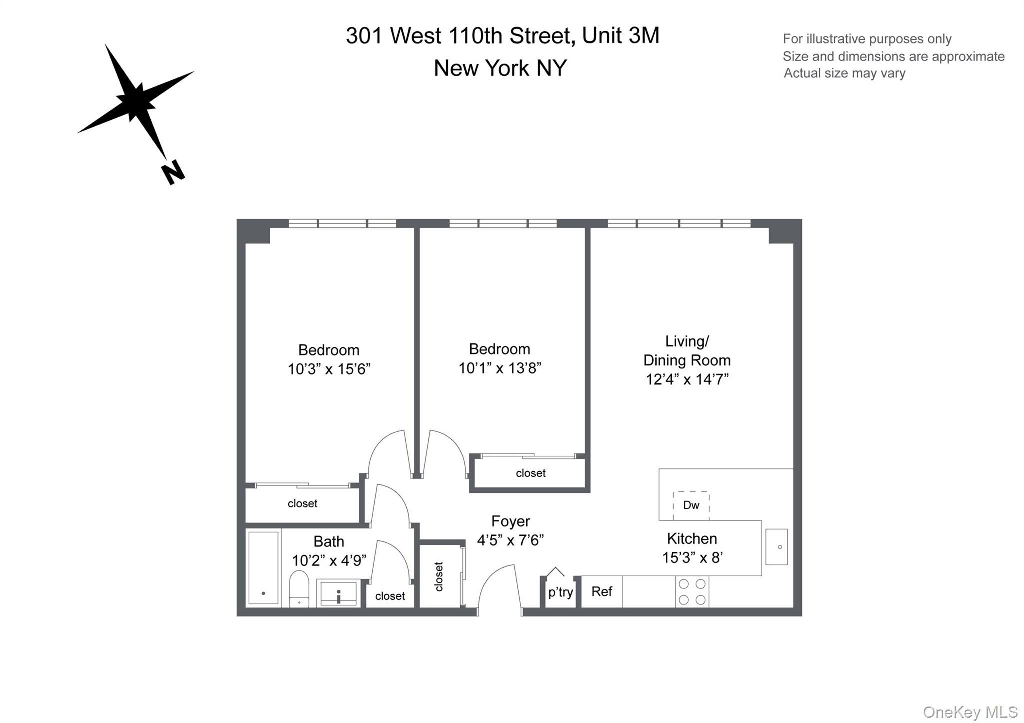 301 Cathedral Parkway 3-M New York , NY 10026