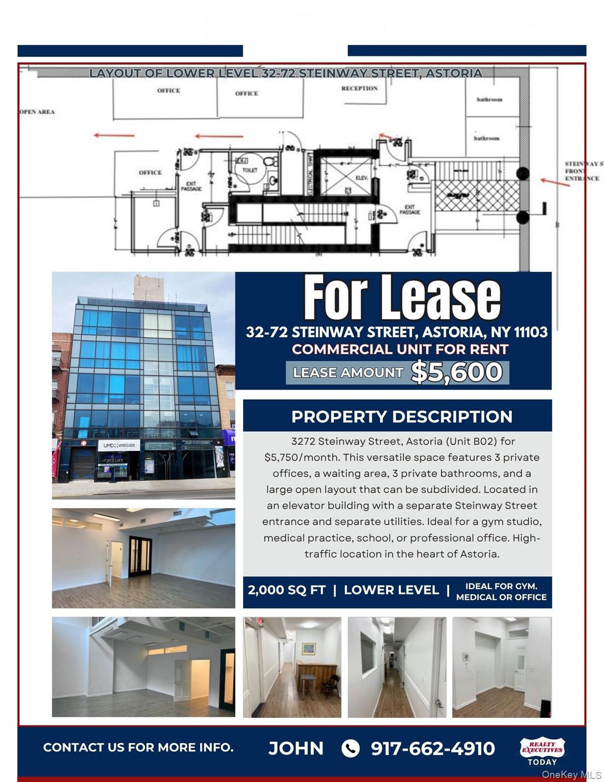 3272 Steinway Street, Apt B-02, Astoria, NY 11103
